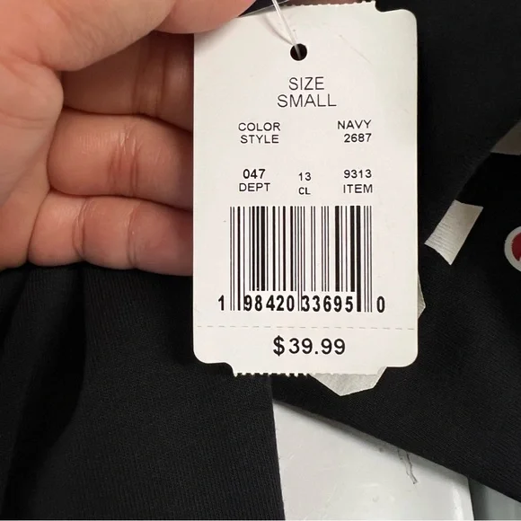 NWT Campus Lifestyle Boston Dark Navy Blue Hoodie- Size Small - Picture 7 of 7